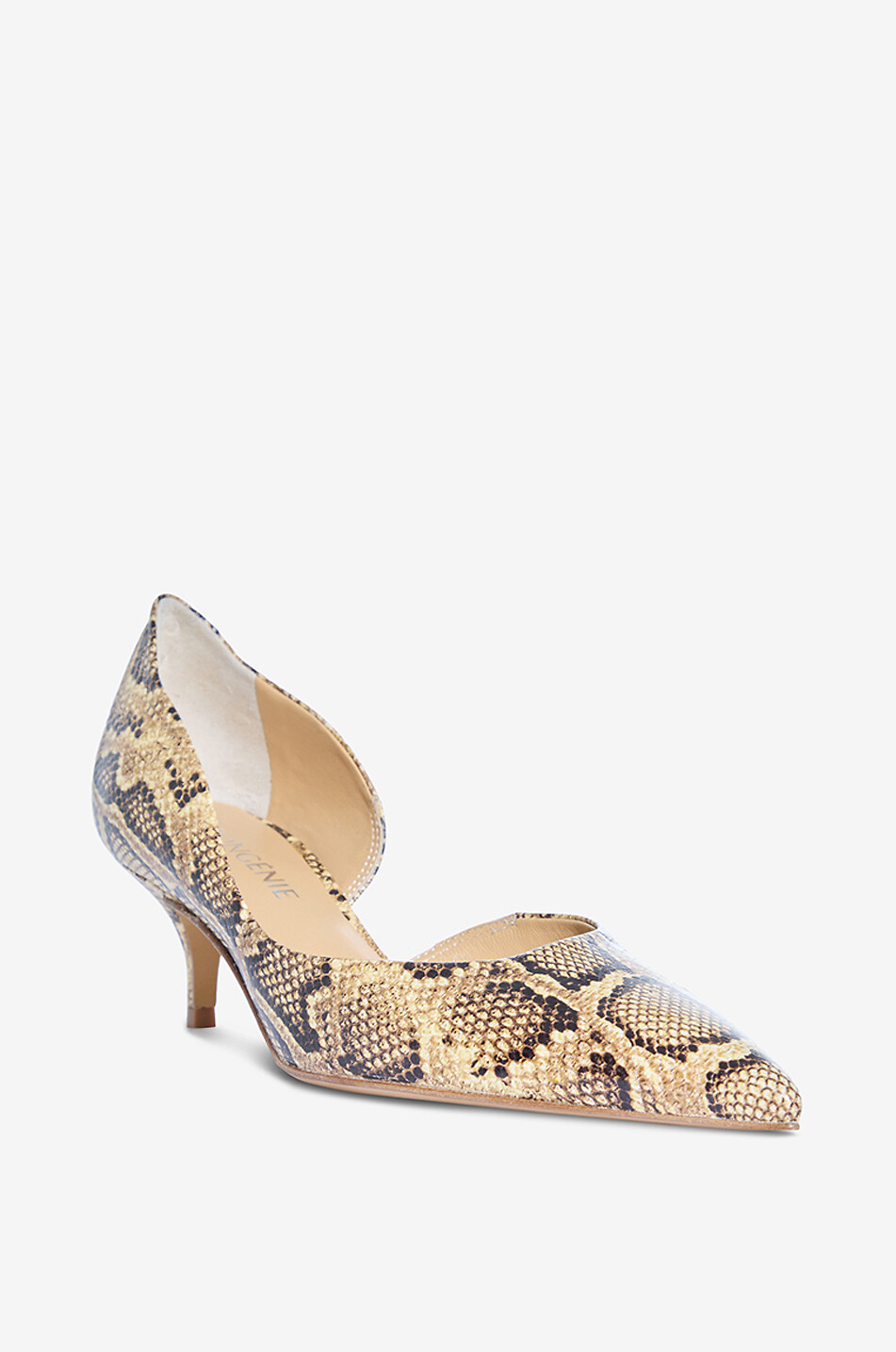 BONGENIE Alixane 60 python-embossed leather d'Orsay pumps Women MULTI COLOURED 1