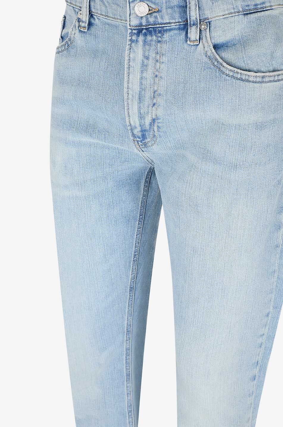 FRAME Modern Straight cotton straight leg jeans Men LIGHT BLUE 3