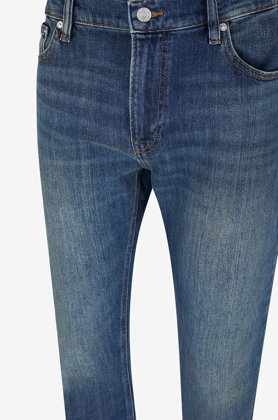 FRAME Jean droit en denim délavé Modern Straight Thundercliff Homme BLEU 3