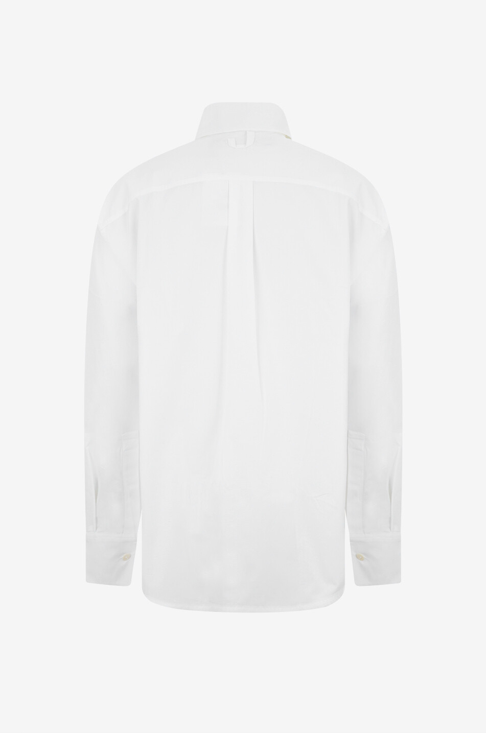 JACQUEMUS Chemise à col français en popeline de coton La chemise Nappe Homme BLANC 2