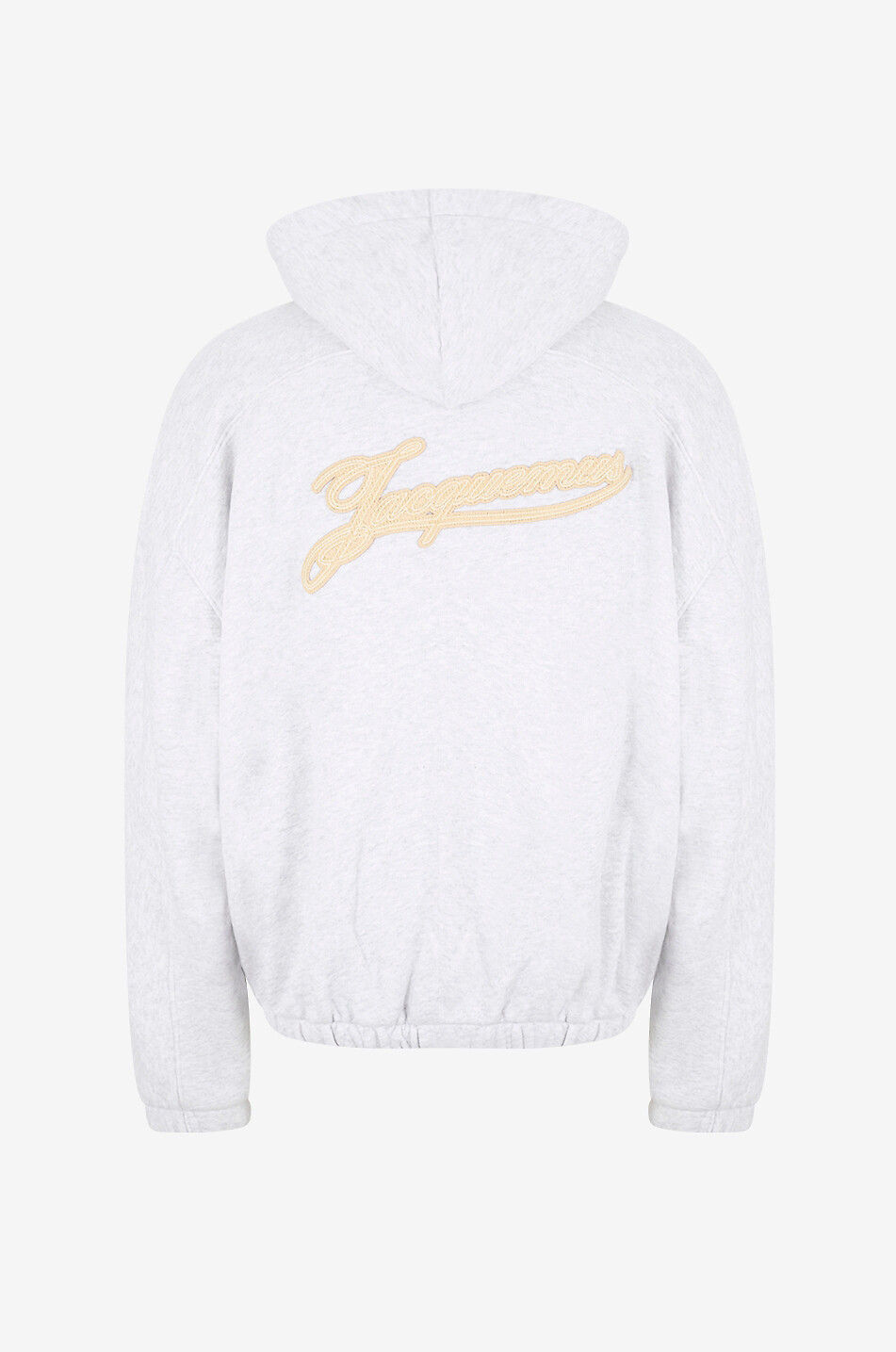 JACQUEMUS Sweat-shirt zippé à capuche en coton Torneo Homme GRIS 2