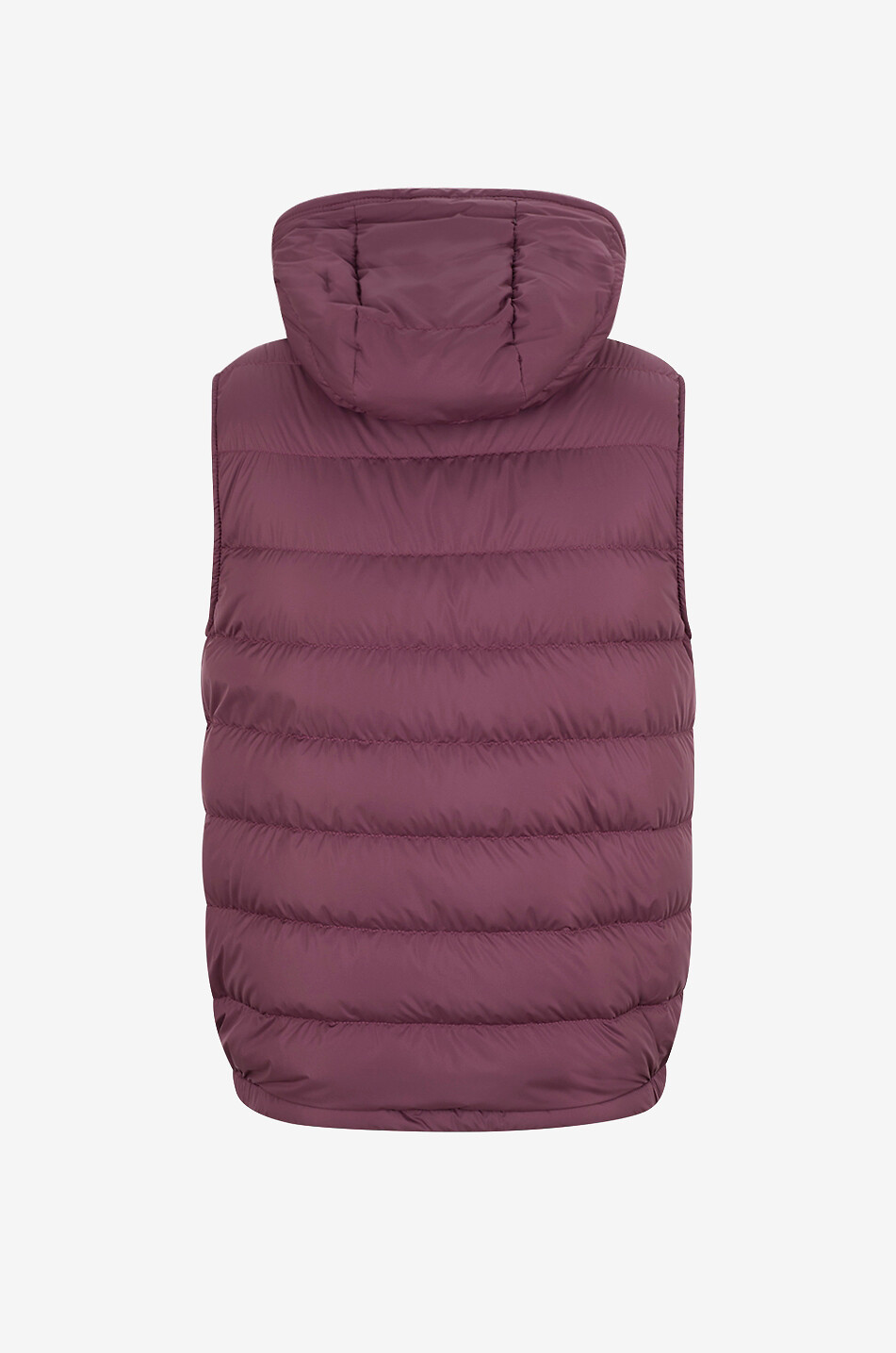 MONCLER Kurze Steppweste mit Kapuze Marseillan Herren DUNKELROT 2