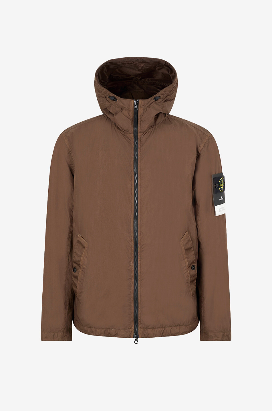 STONE ISLAND 410001 Crinkle Reps NY windbreaker jacket Men BROWN 1