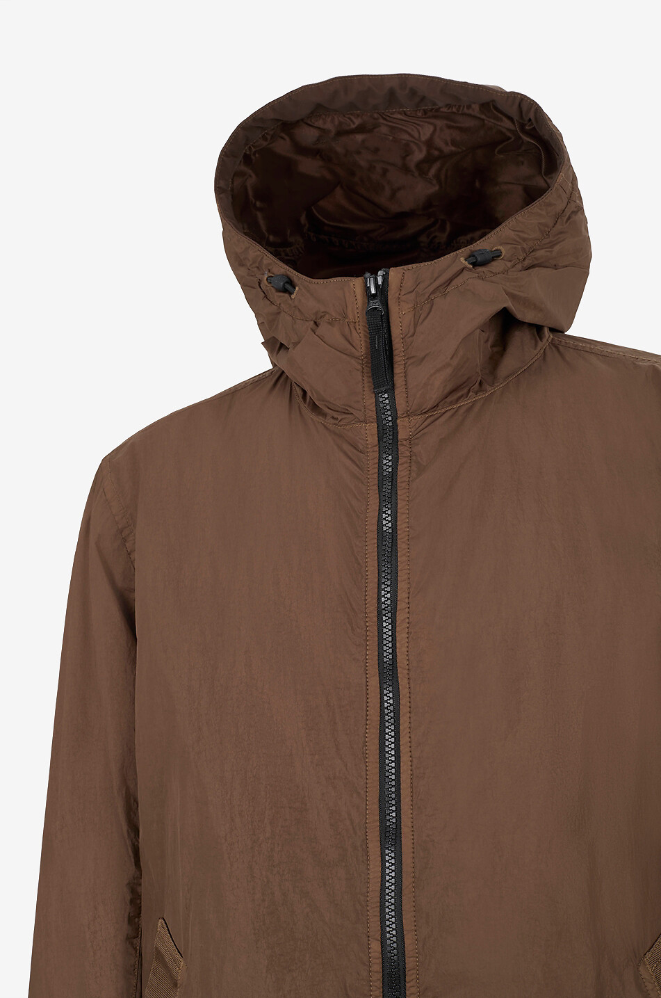 STONE ISLAND 410001 Crinkle Reps NY windbreaker jacket Men BROWN 3
