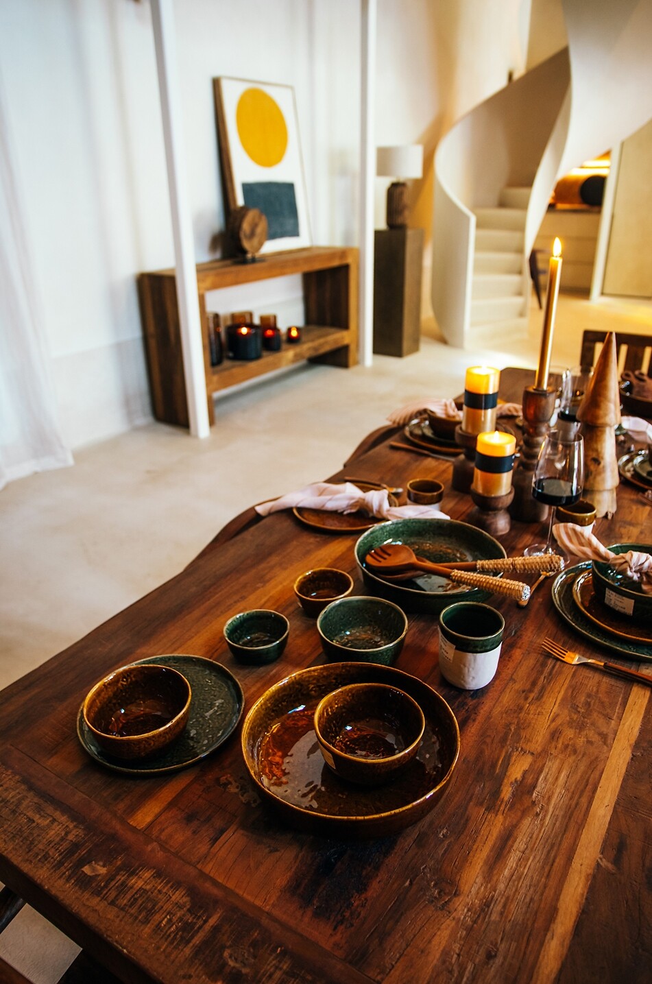 POMAX Gobelet en grès Spiro - 16 cl Maison MULTICOLORE 3