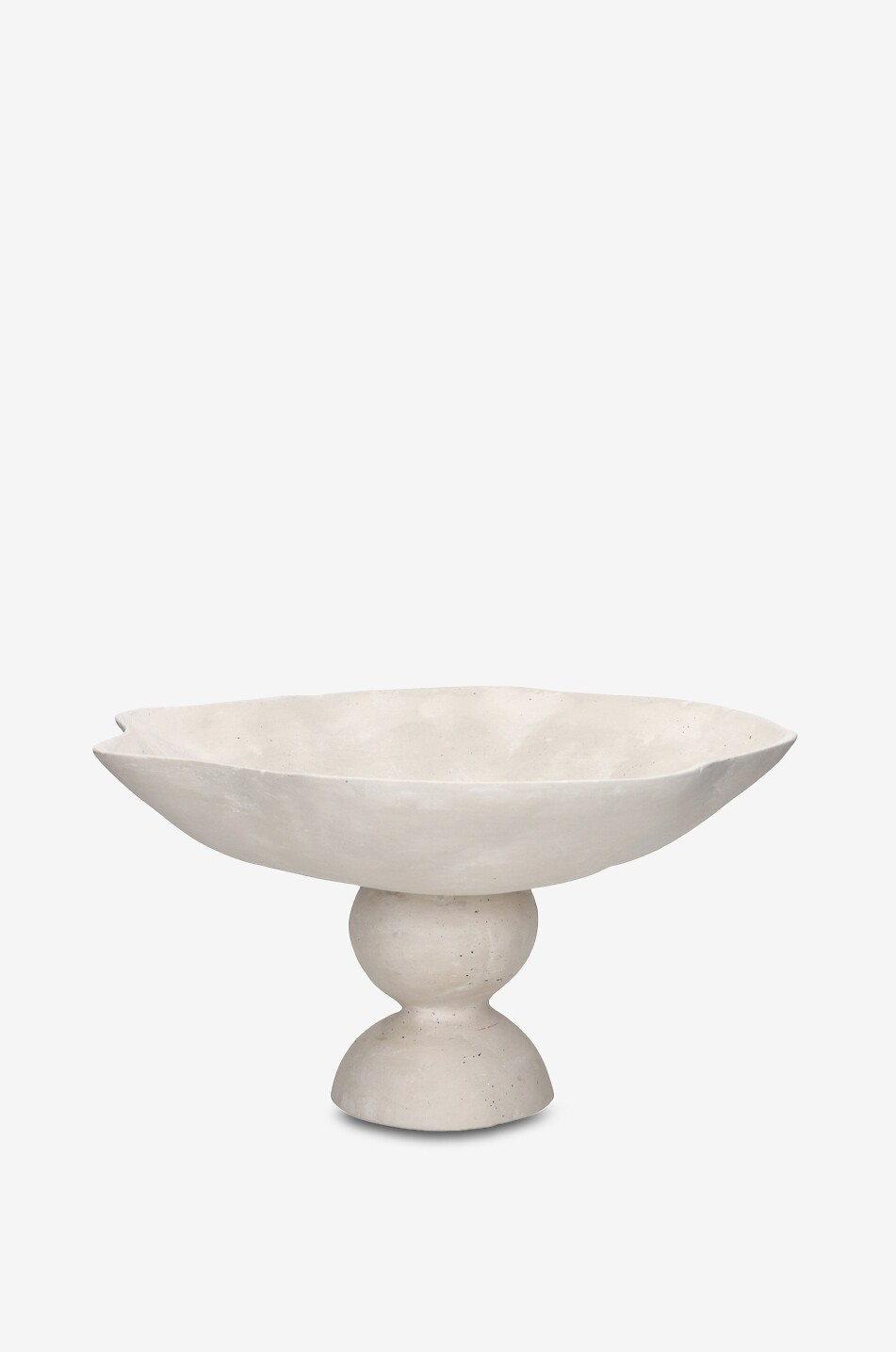 POMAX Apilar papier-mâché decorative bowl - H25 Home WHITE 1