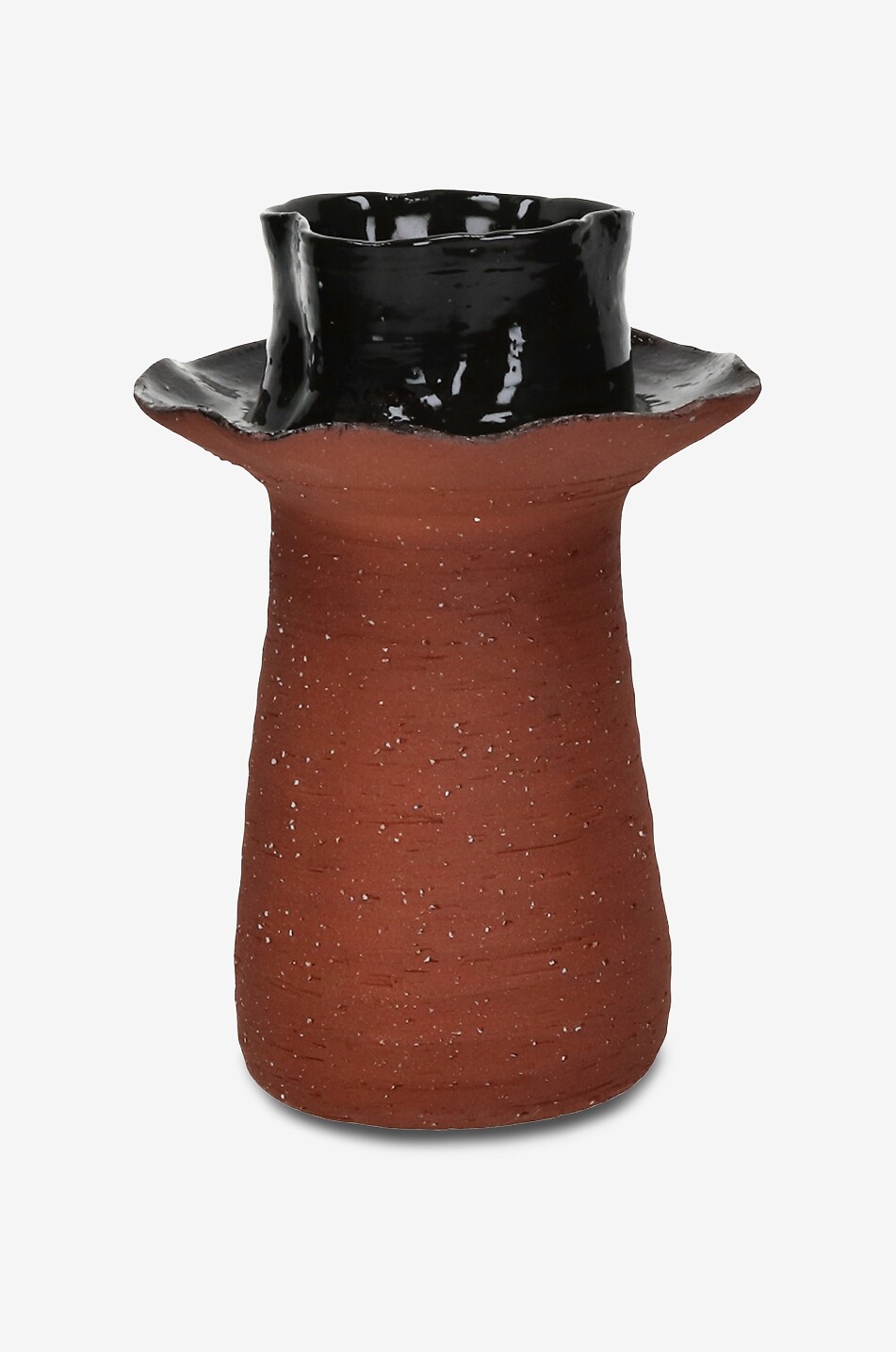 POMAX Vase aus Terrakotta Batu - H25 Haus BRAUN 1