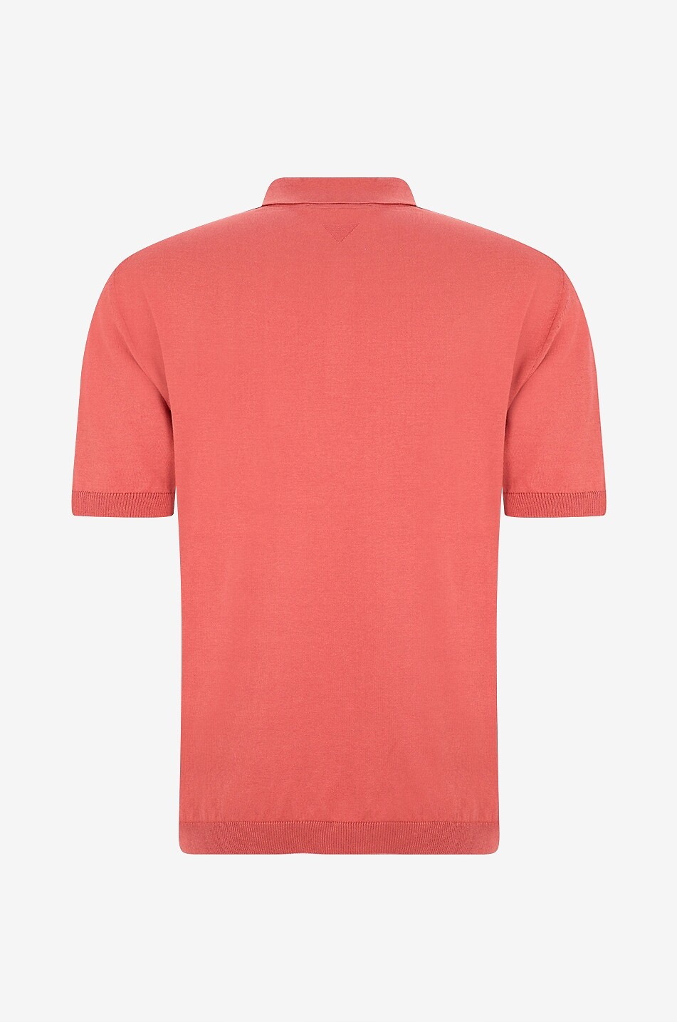 MAURIZIO BALDASSARI Polo en maille de soie et coton à manches courtes Homme ORANGE MOYEN 2