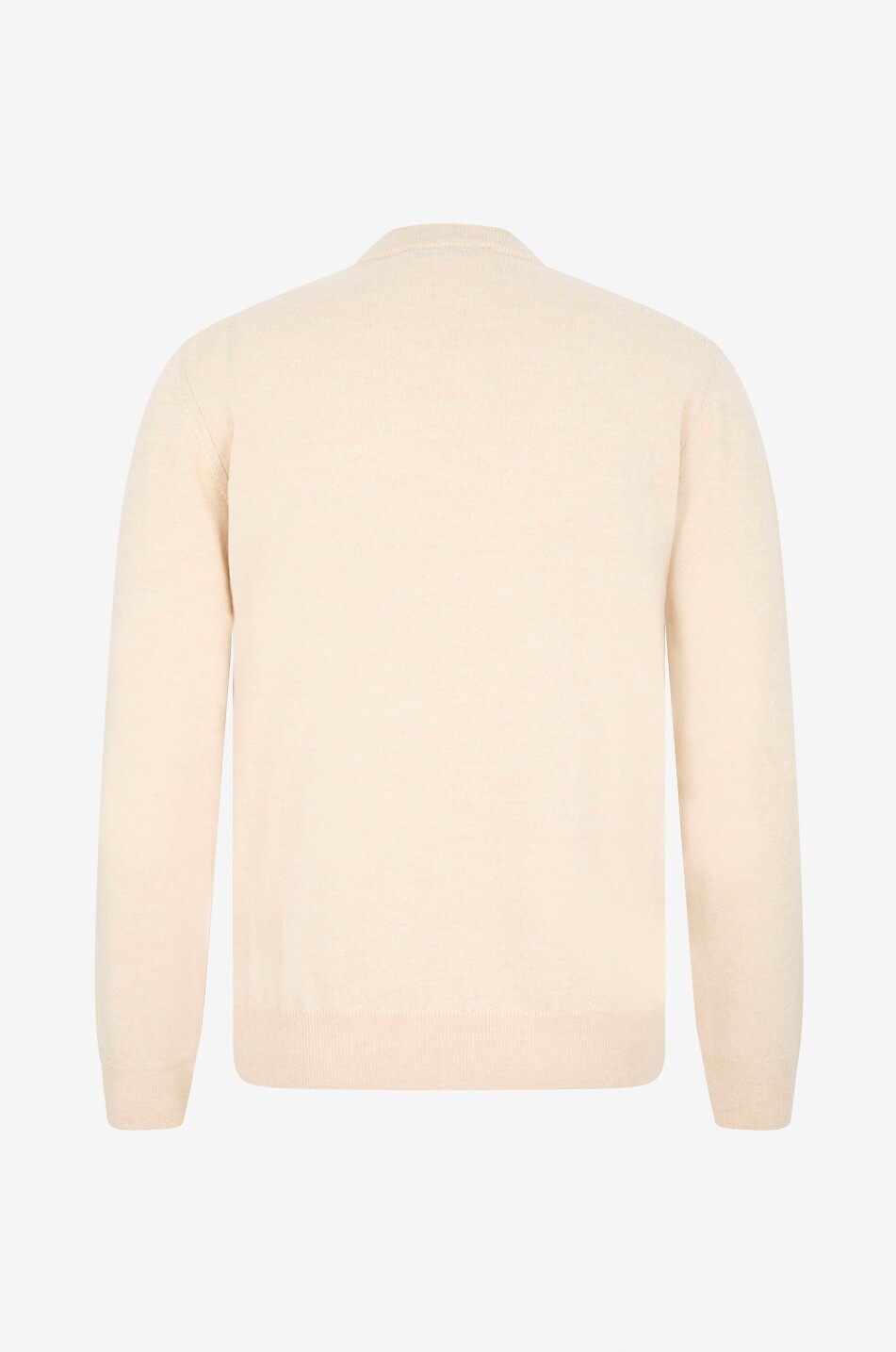 AURELIEN City Crew merino wool crewneck jumper Men BEIGE 2