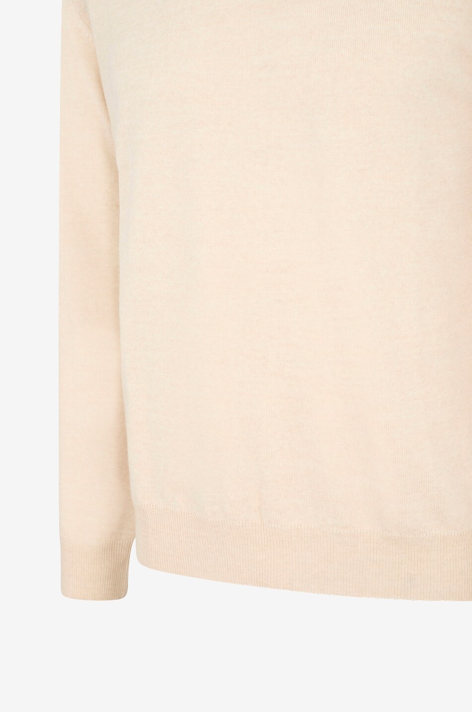 AURELIEN City Crew merino wool crewneck jumper Men BEIGE 3