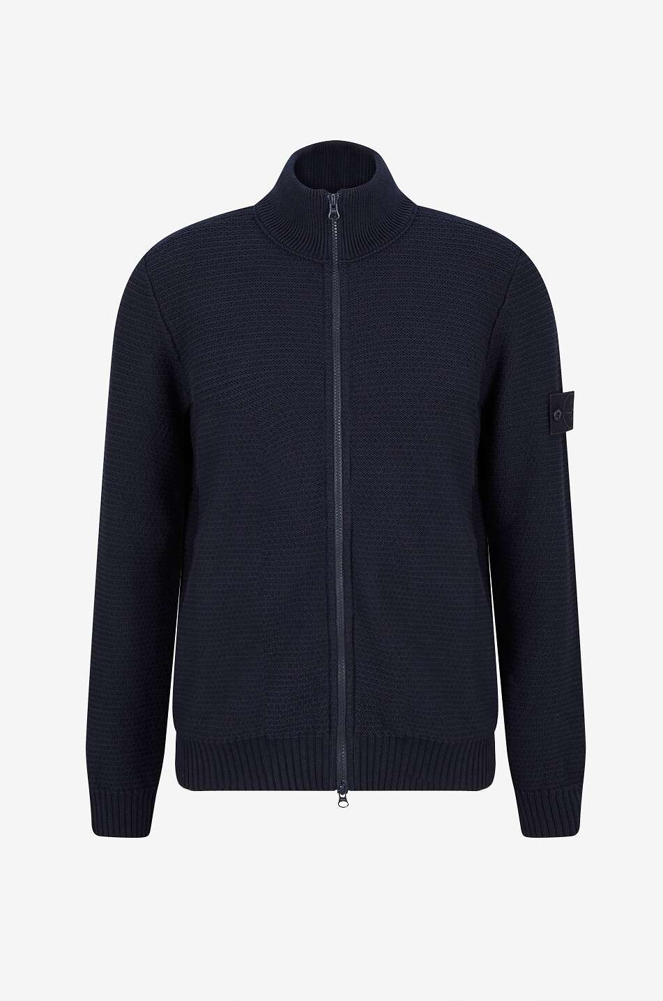 6100070 Organic Cotton Fleece half-zip sweatshirt - STONE ISLAND