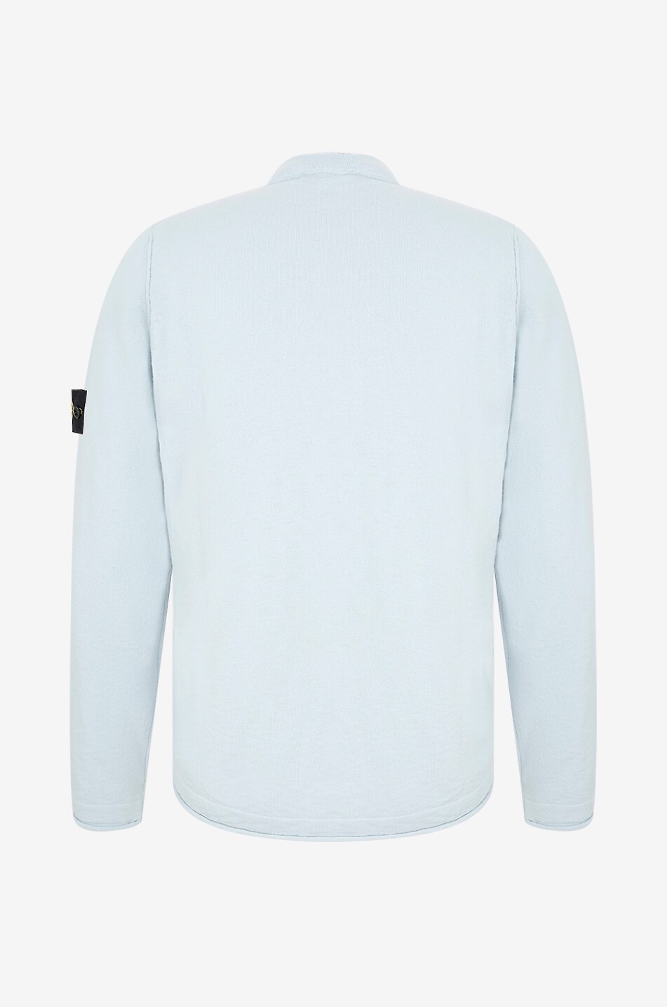 STONE ISLAND 5100052 Organic Cotton with Nylon crewneck jumper Men LIGHT BLUE 2