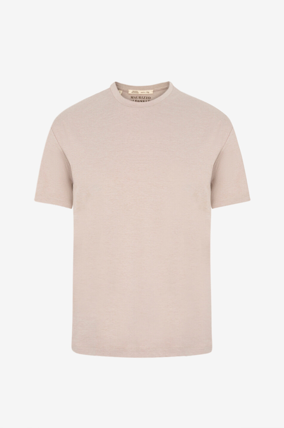 Kurzarm-T-Shirt mit Rundhalsausschnitt aus Baumwolljersey