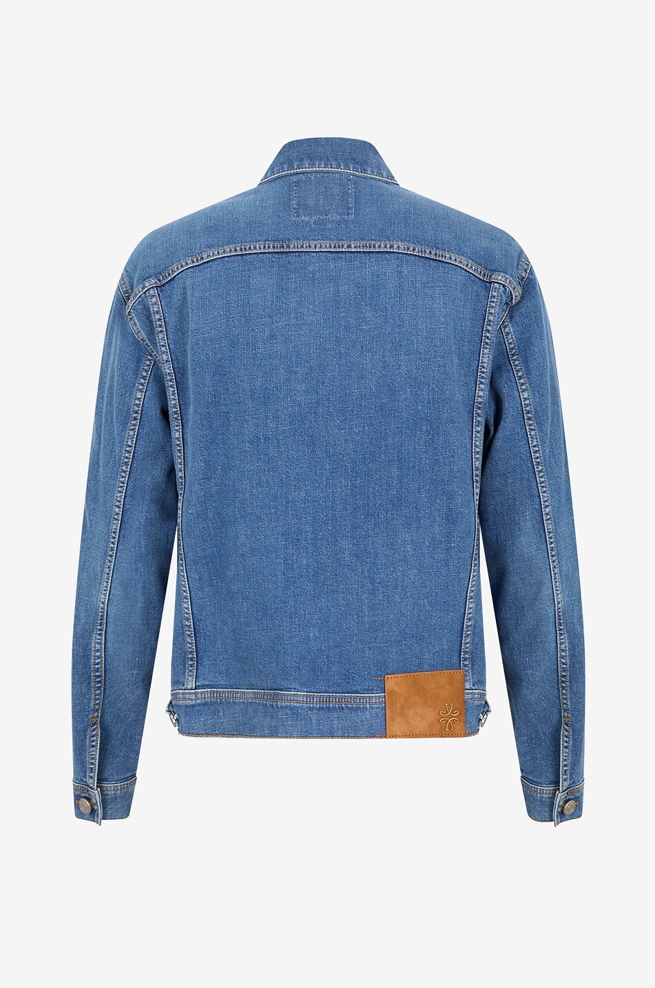 JACOB COHEN Kurze Jeansjacke Trucker Herren MITTELBLAU 2