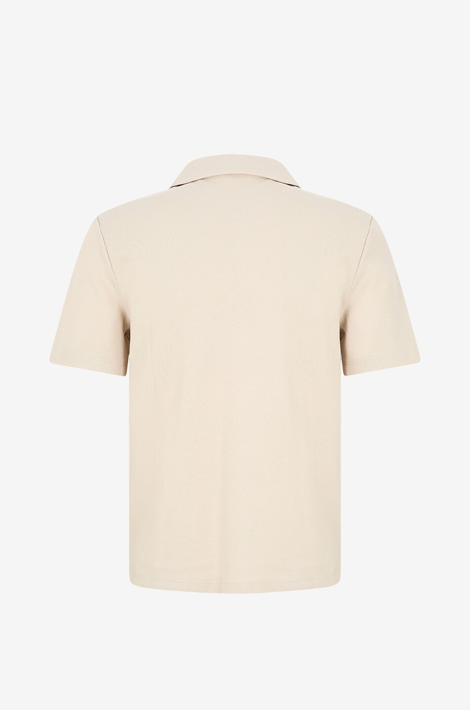 JACOB COHEN Polo à manches courtes en coton et soie Raw Homme Beige clair 2