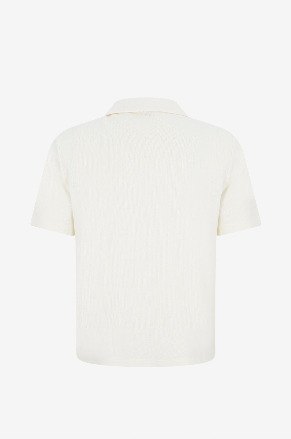 JACOB COHEN Polo à manches courtes en coton et soie Raw Homme BLANC CASSE 2