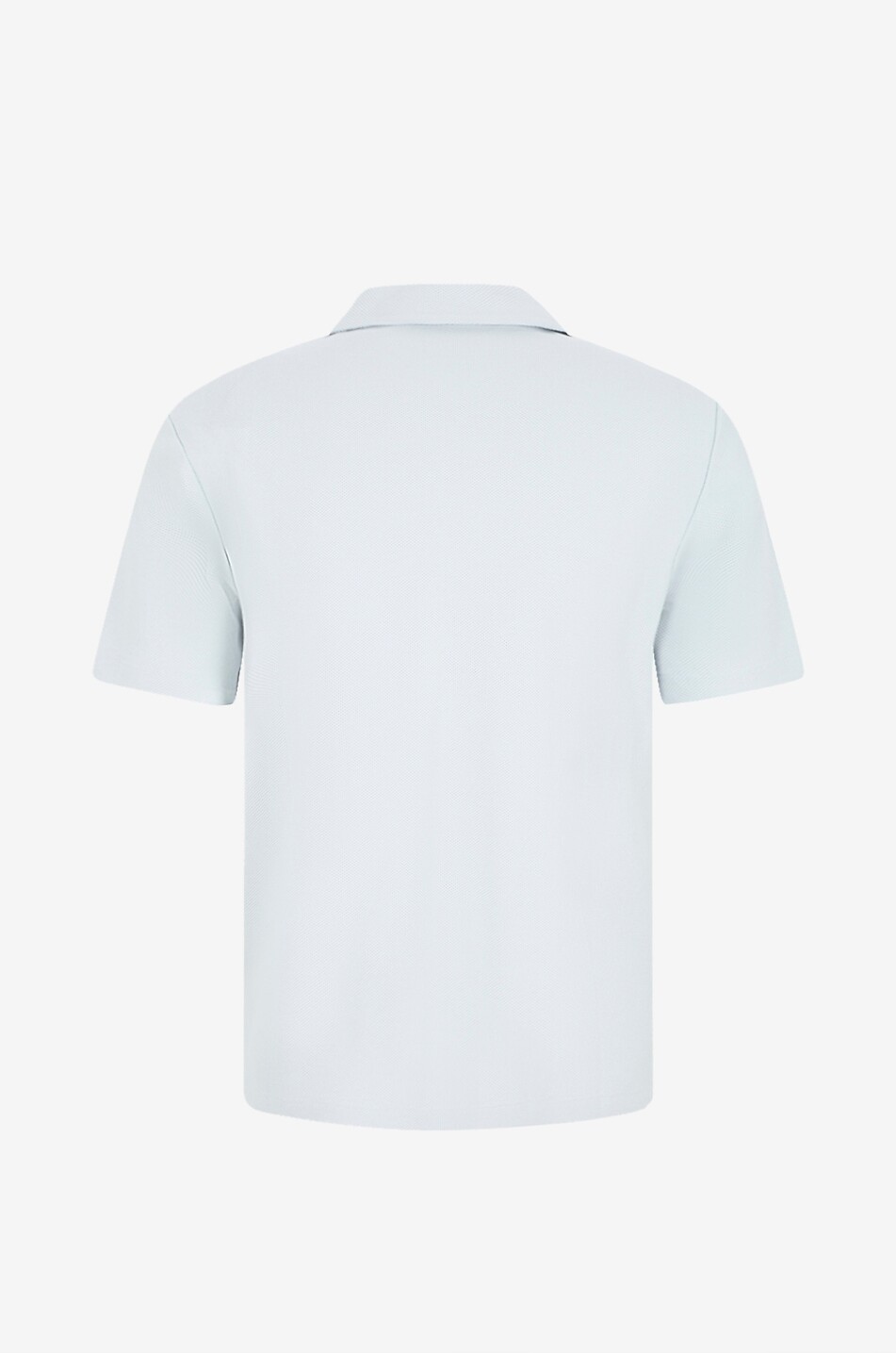 JACOB COHEN Kurzarm-Polohemd aus Baumwolle und Seide Raw Herren HELLBLAU 2