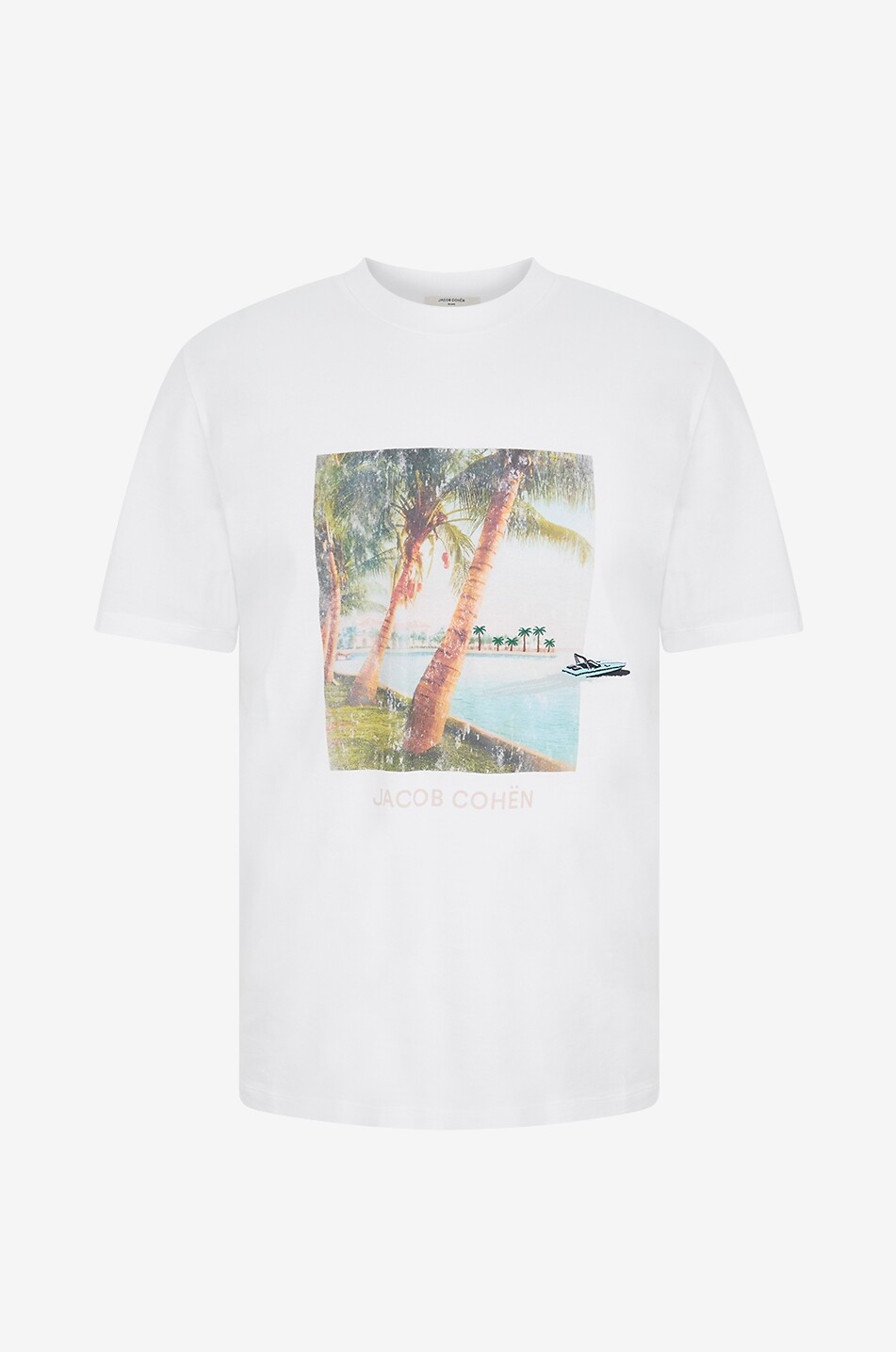 Bedrucktes Kurzarm-T-Shirt aus Jersey Costina