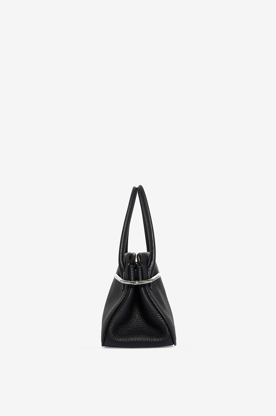 GIVENCHY Pinch Medium trapezoid handbag in patent leather Women BLACK 4