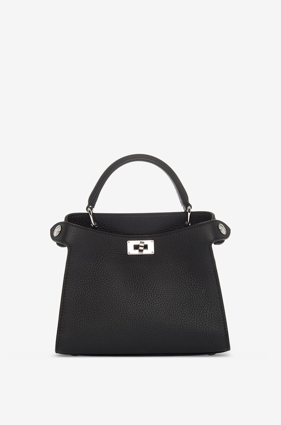 MICHINO Handtasche aus genarbtem Leder Lutece Nano Damen SCHWARZ 1
