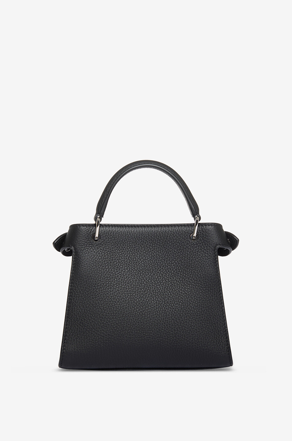 MICHINO Handtasche aus genarbtem Leder Lutece Nano Damen SCHWARZ 3