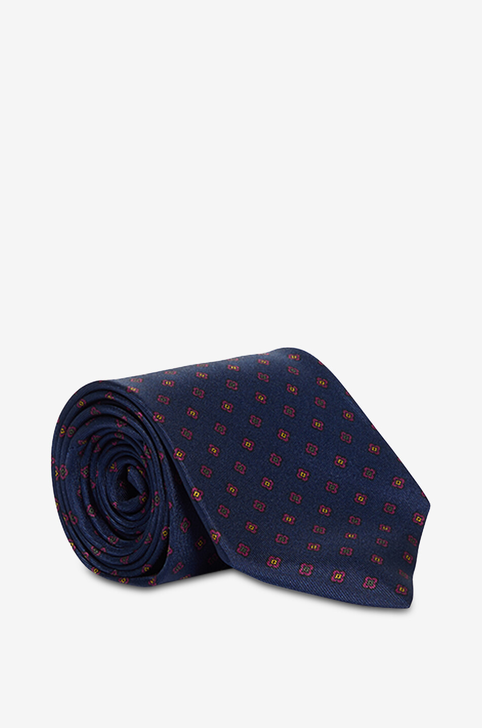 Cravate en soie imprimée