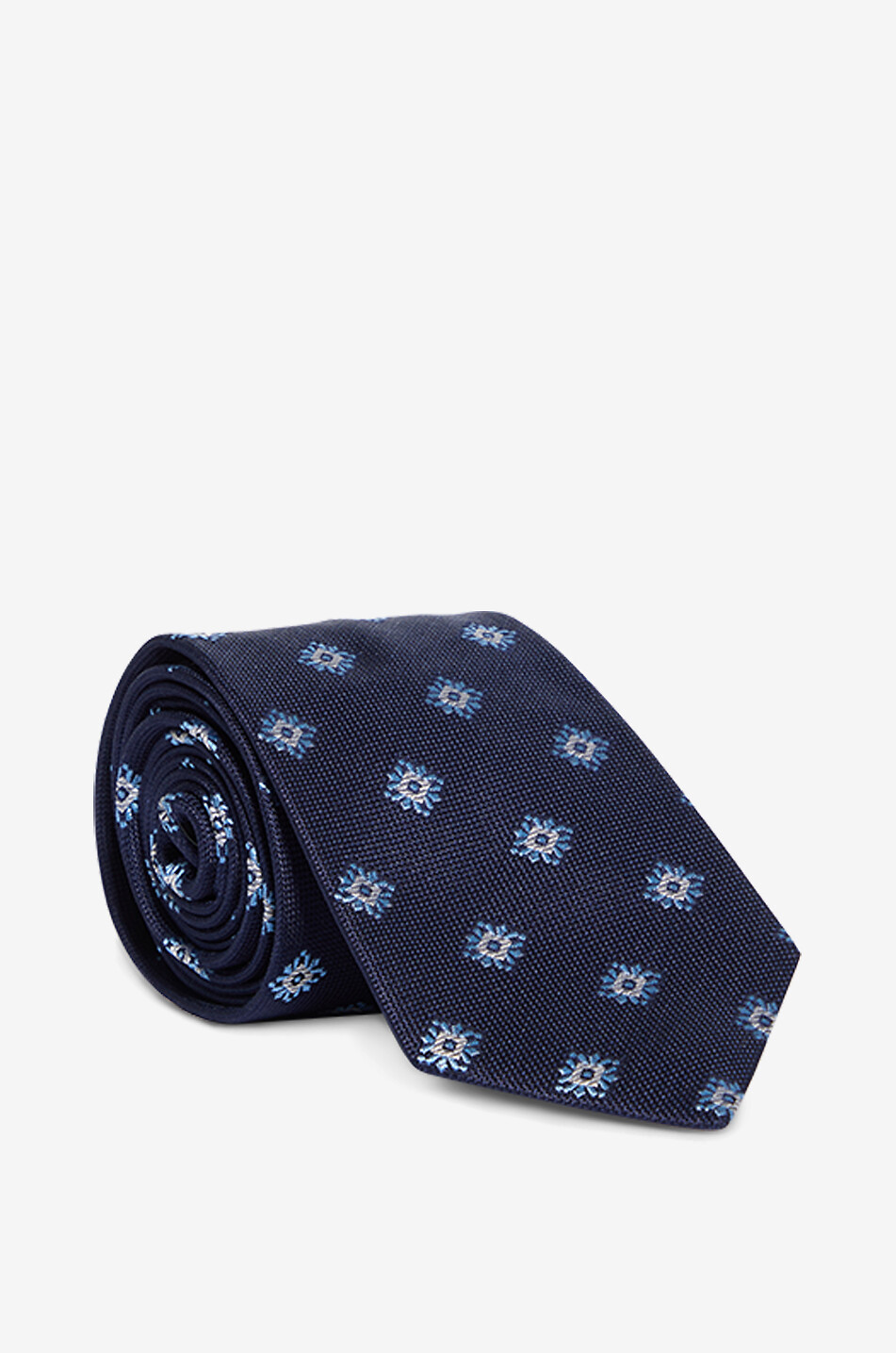 Cravate en soie imprimée