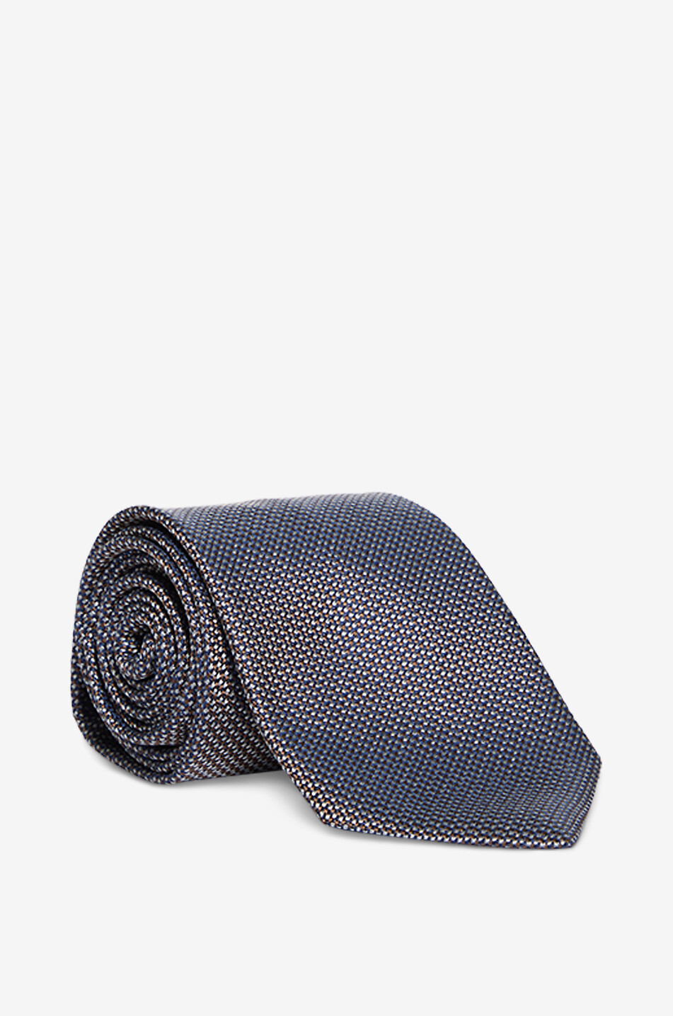 Cravate Brioni 100% Soie - Modèle Vintage Authentique Made In Italy - Noir 160 Cm