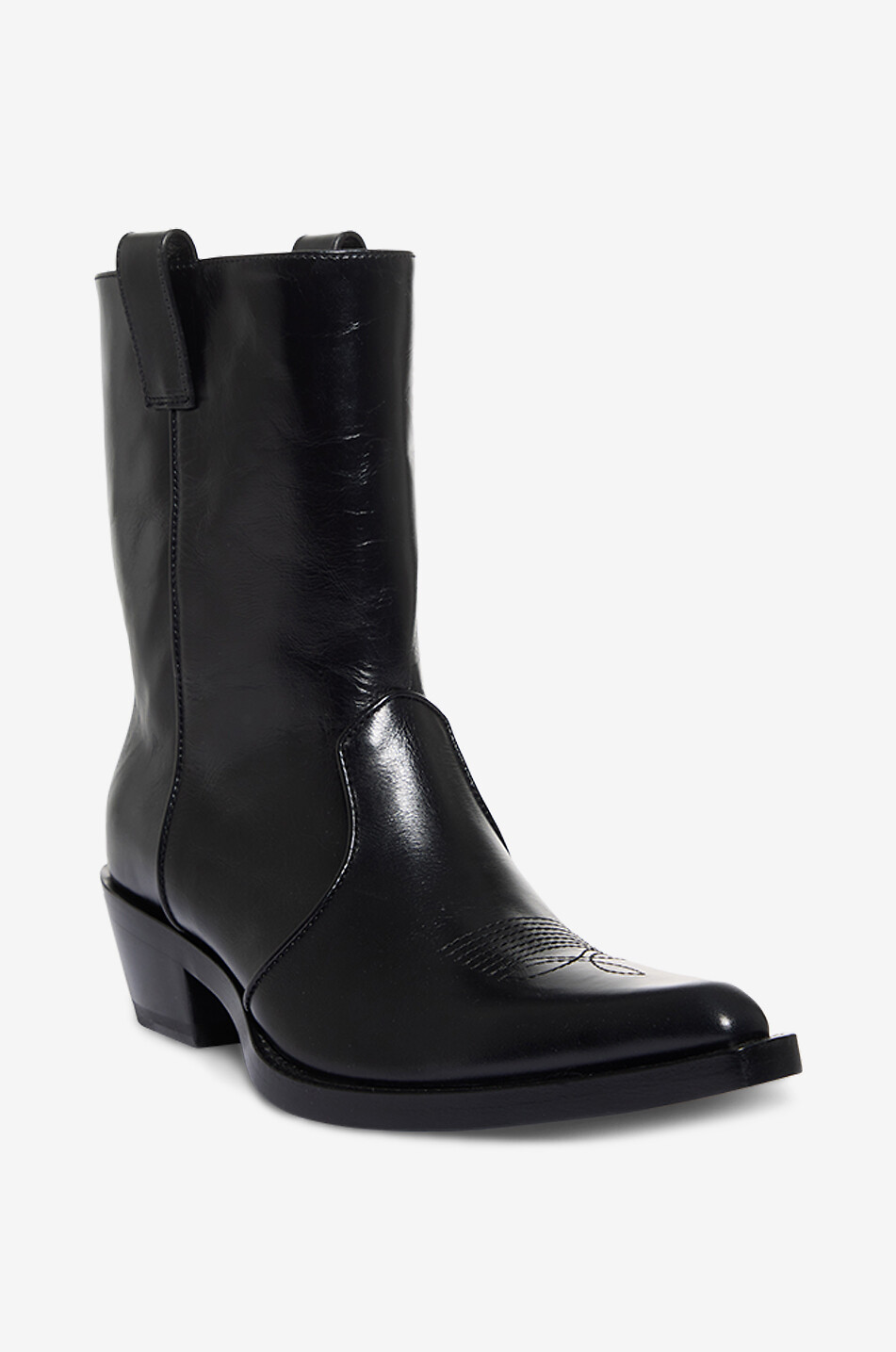 Bottines Bellini Genie à Talons Pour Femme - Microsuède Noir, Taille US 8M (Moyen)