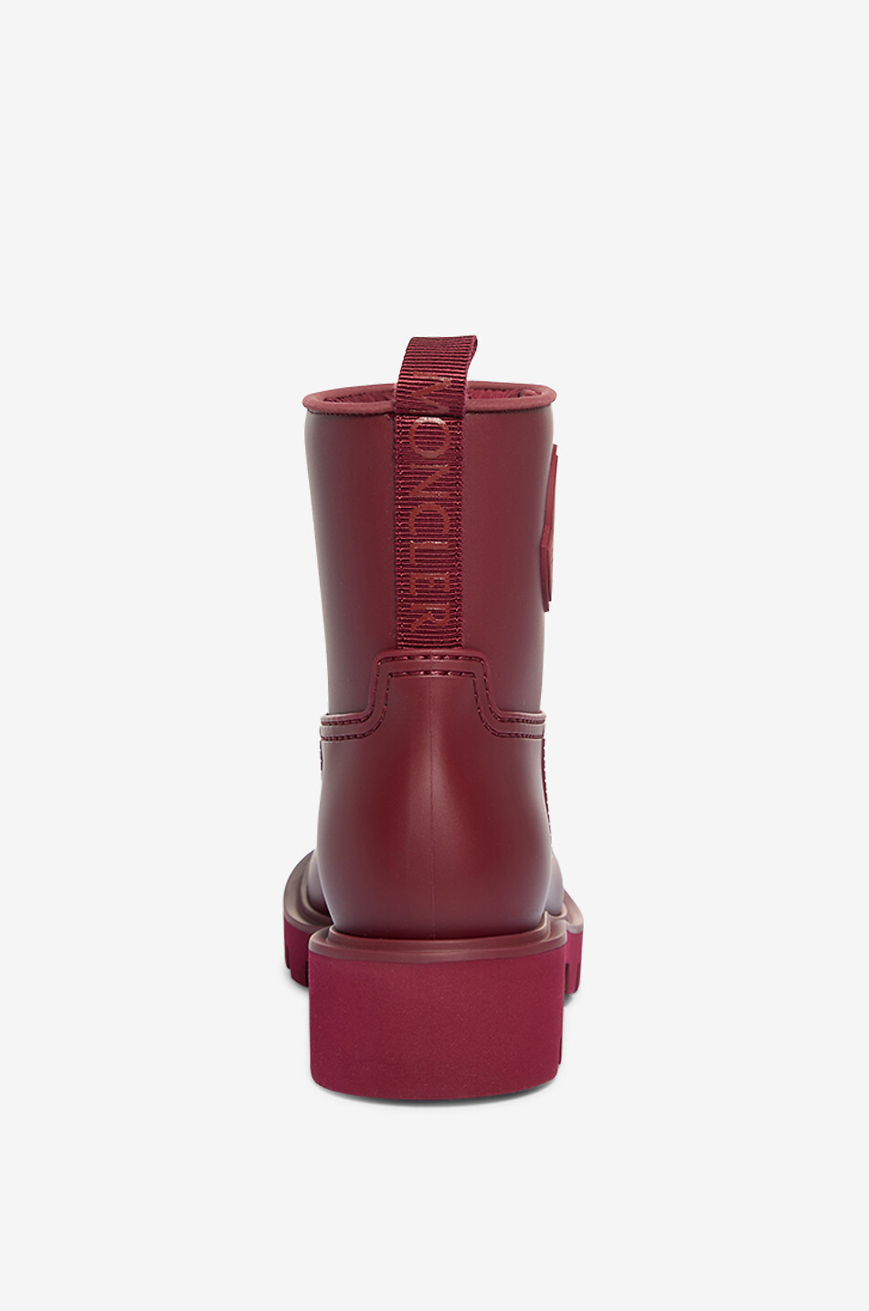 MONCLER Bottines de pluie brillantes Kickstream 40 Femme ROUGE FONCÉ 4