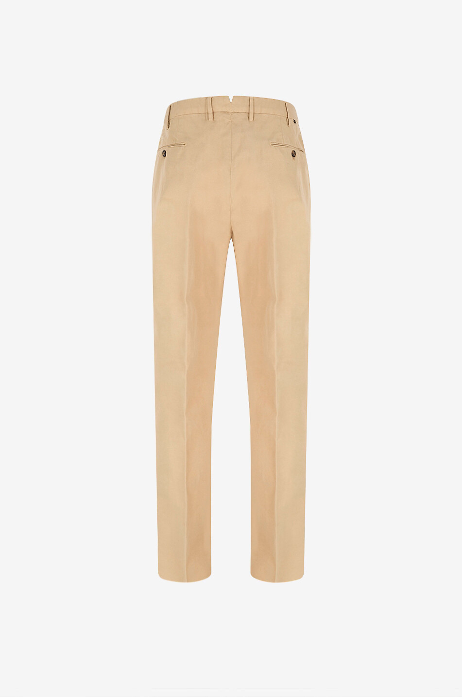 SLOWEAR Gerade Hose aus Leinen und Baumwolle Regular Herren Mittle beige 2