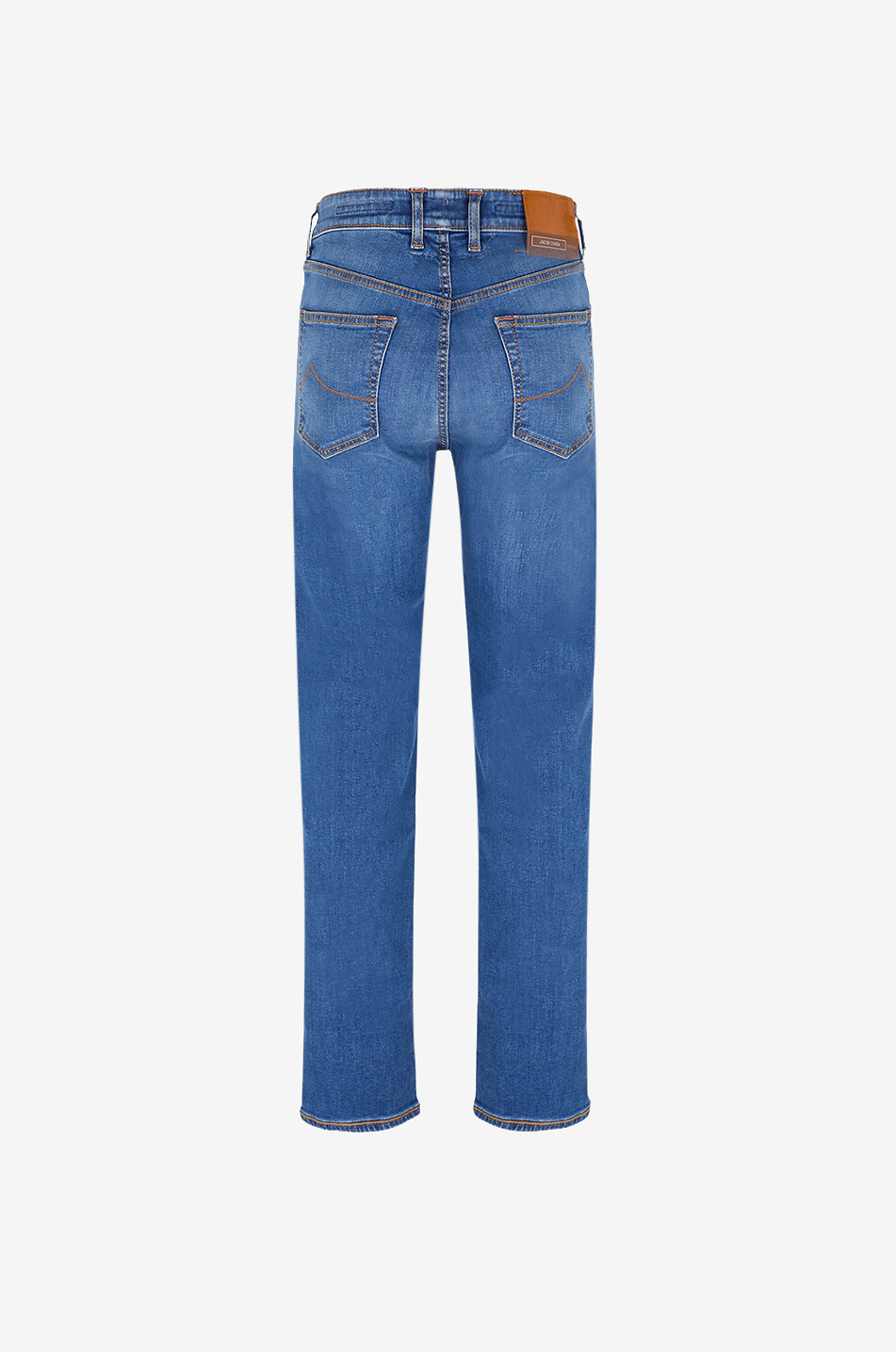 JACOB COHEN Edo straight cotton denim jeans Men MEDIUM BLUE 2