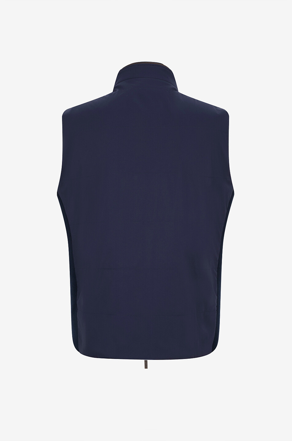 MAURIZIO BALDASSARI Arena quilted stand-collar vest Men DARK BLUE 2