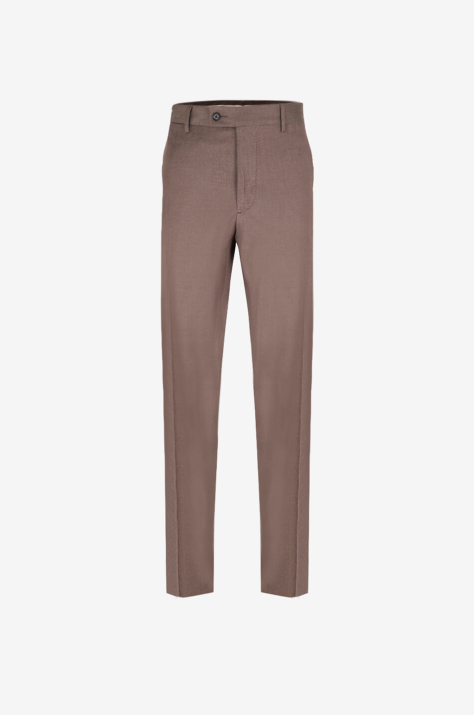 Slim fit chino trousers in cashmere and cotton blend
