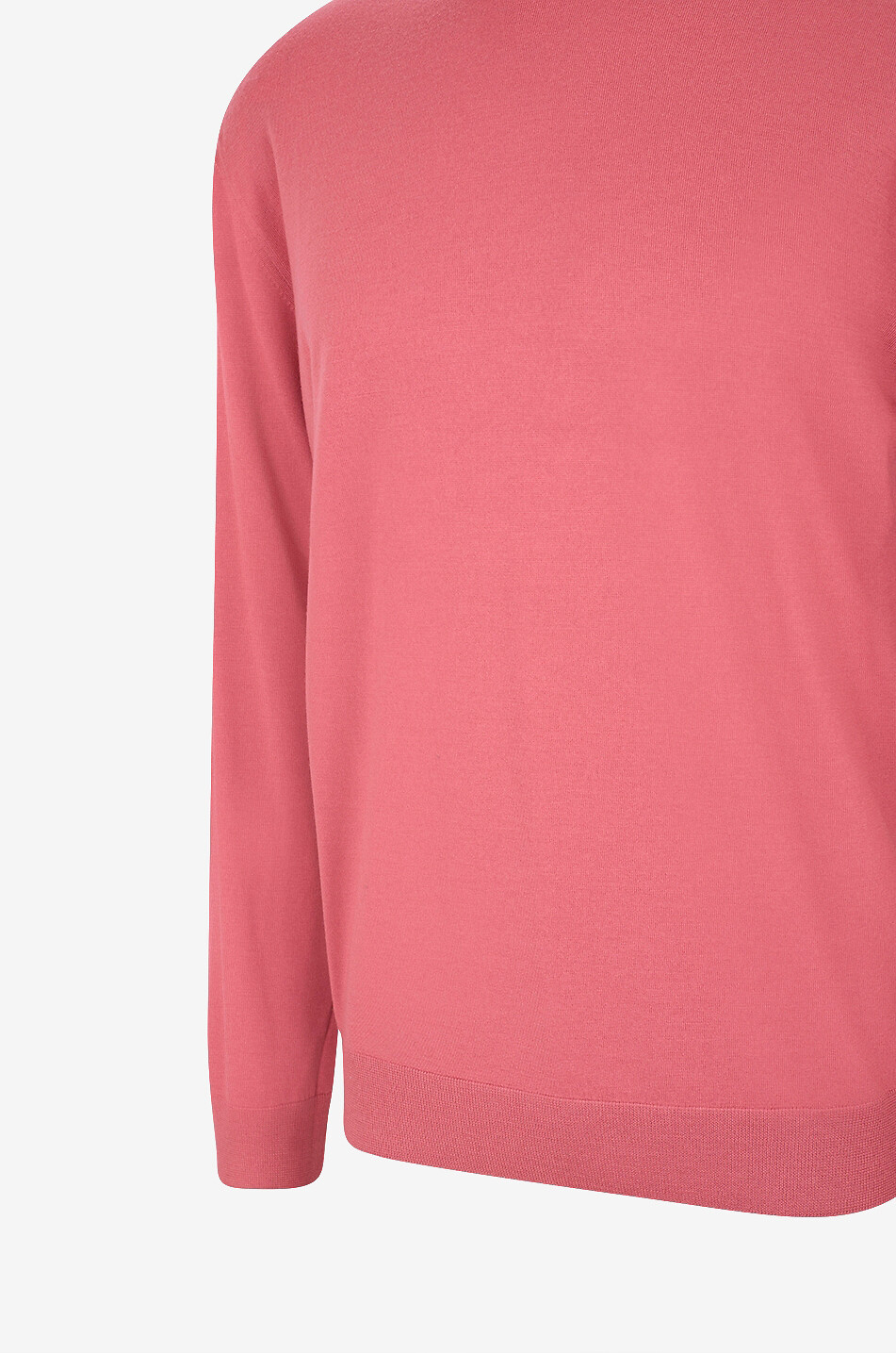 MAURIZIO BALDASSARI Virgin wool and cashmere round neck jumper Men MEDIUM PINK 3