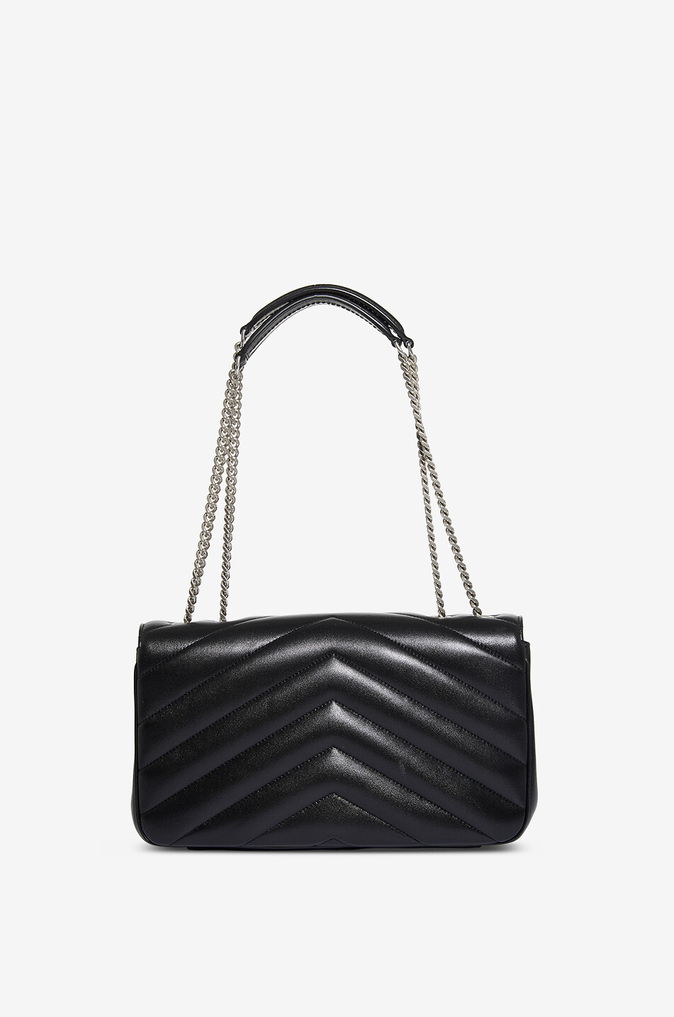 SAINT LAURENT PARIS Loulou Medium quilted leather shoulder bag Women BLACK 3