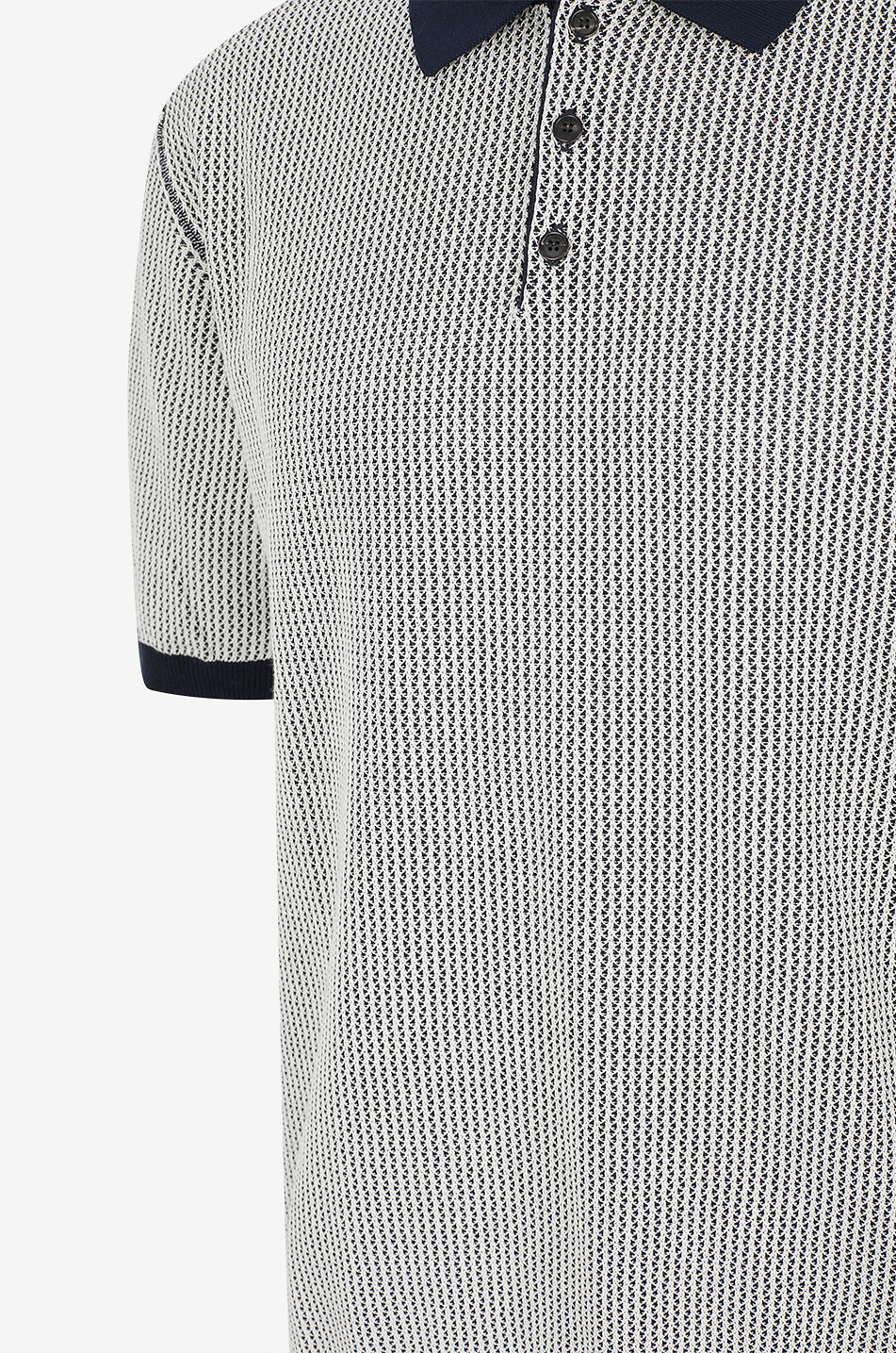 SLOWEAR Poloshirt aus Baumwolle Herren BLAU 3