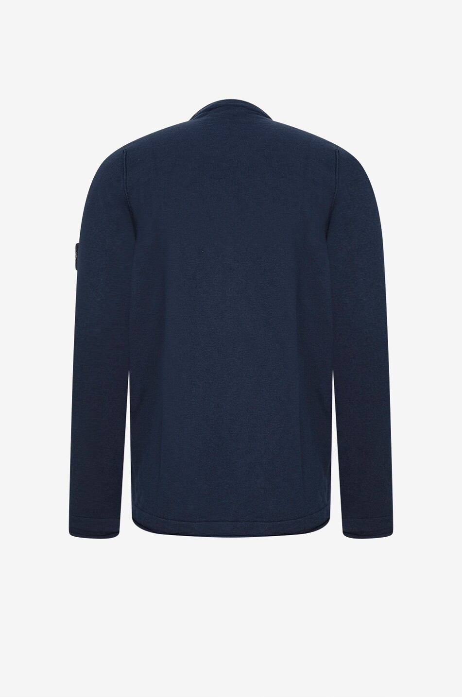 STONE ISLAND Pull à col rond en coton mélangé 5100052 Organic Cotton with Nylon Homme BLEU FONCE 2