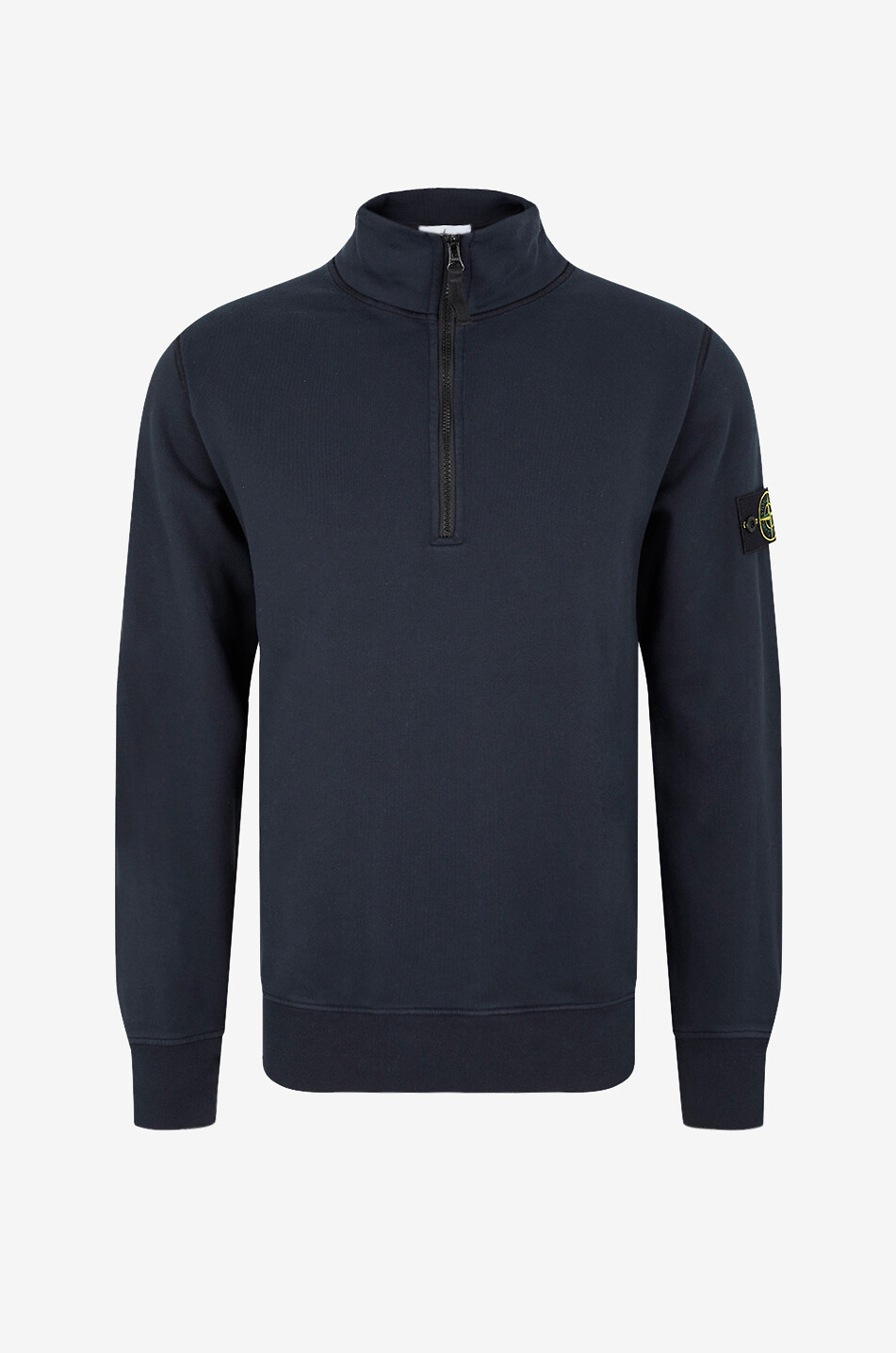 6100070 Organic Cotton Fleece half-zip sweatshirt