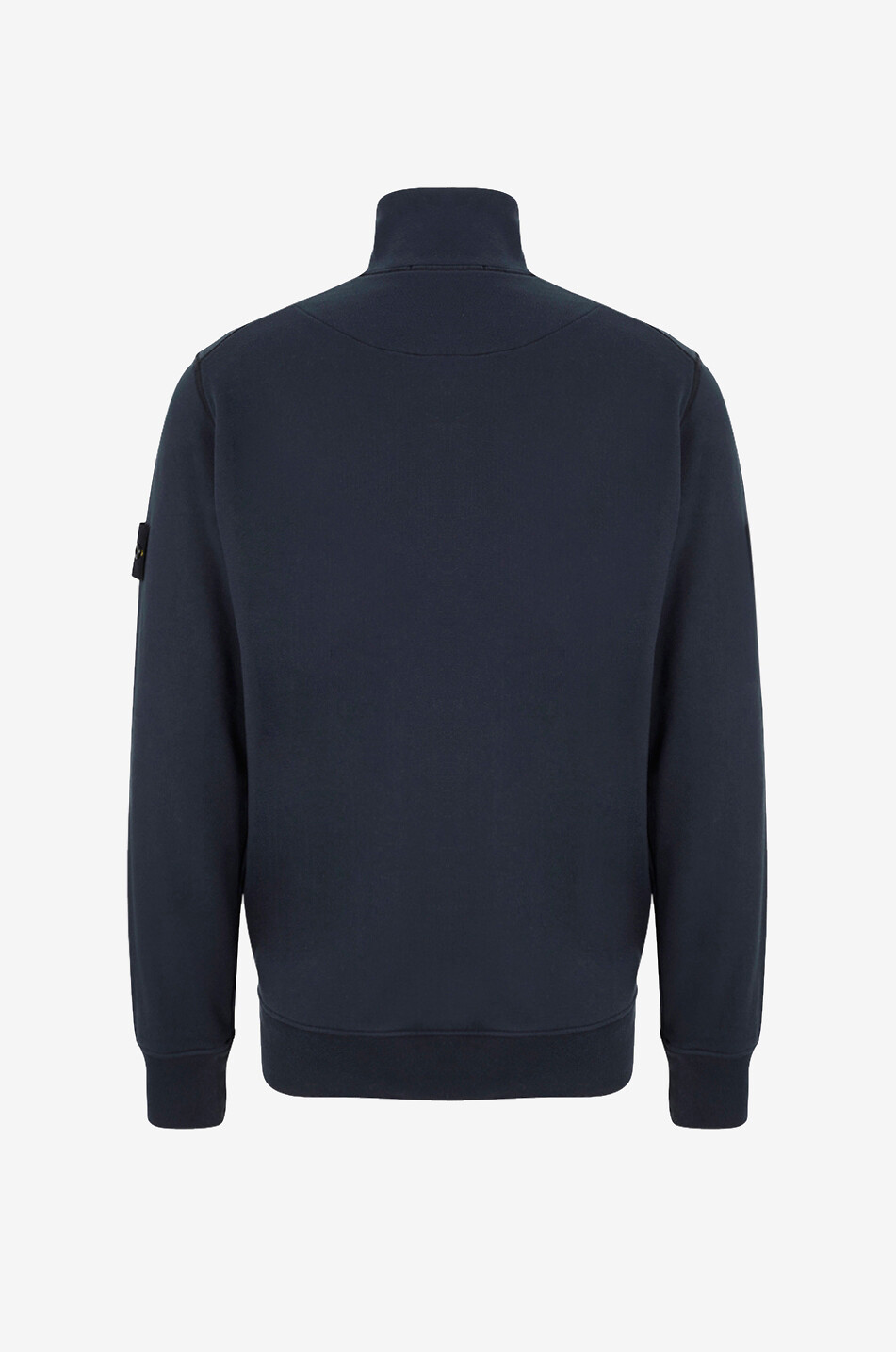 STONE ISLAND 6100070 Organic Cotton Fleece half-zip sweatshirt Men DARK BLUE 2