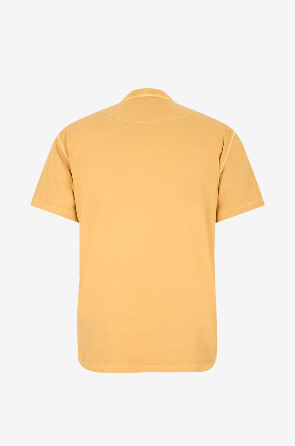 STONE ISLAND 2100026 Organic Cotton Jersey Fissato Effect short-sleeved slim fit T-shirt Men YELLOW 2