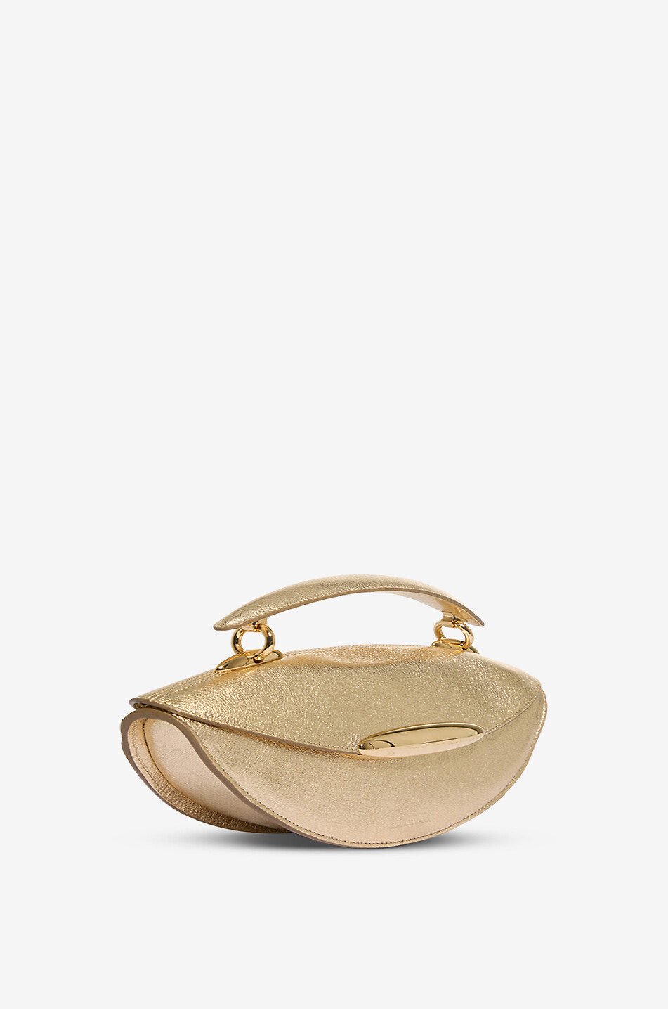 ZIMMERMANN Sac à main en cuir métallisé Wavelength Femme DORE 2