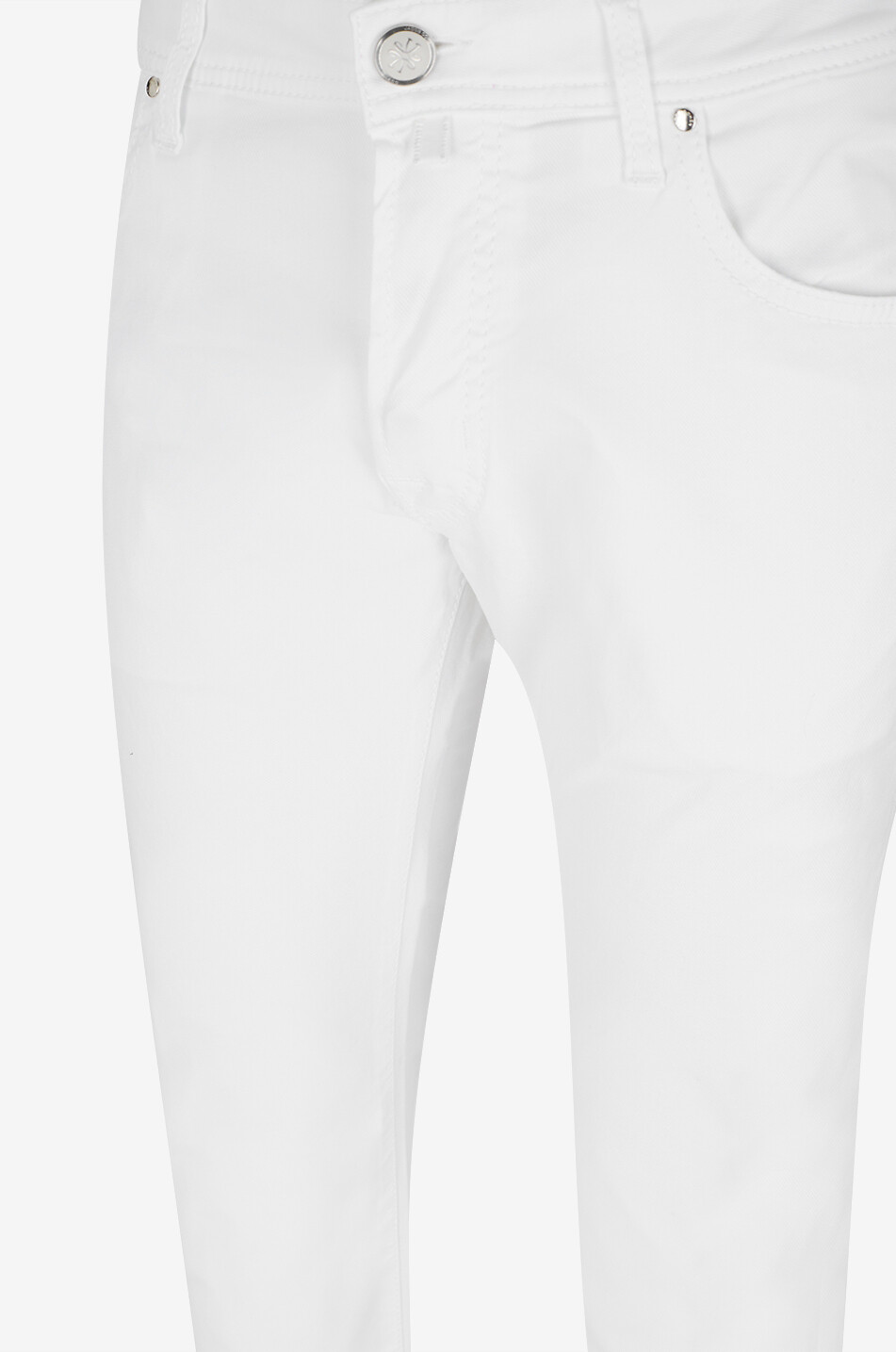 Nick Tennis cotton slim-fit jeans - JACOB COHEN - WHITE - Bongénie