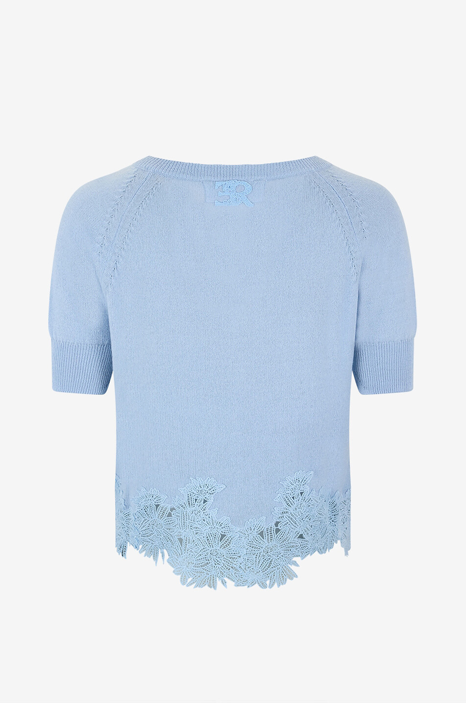 ERMANNO SCERVINO Pullover mit Rundhalsausschnitt aus Kaschmir Damen HELLBLAU 2