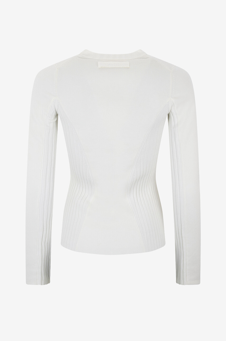 VICTORIA BECKHAM Woll-Schlauchpullover mit Einsätzen Panelled Rib Damen CREMEFARBEN 2