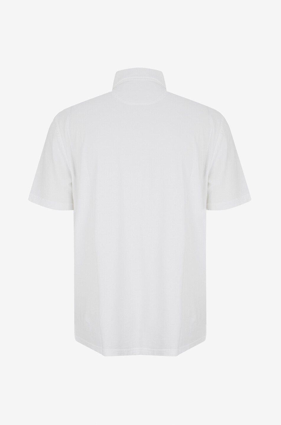 FEDELI Kurzarm-Polohemd aus Jersey Zero Herren WEISS 2