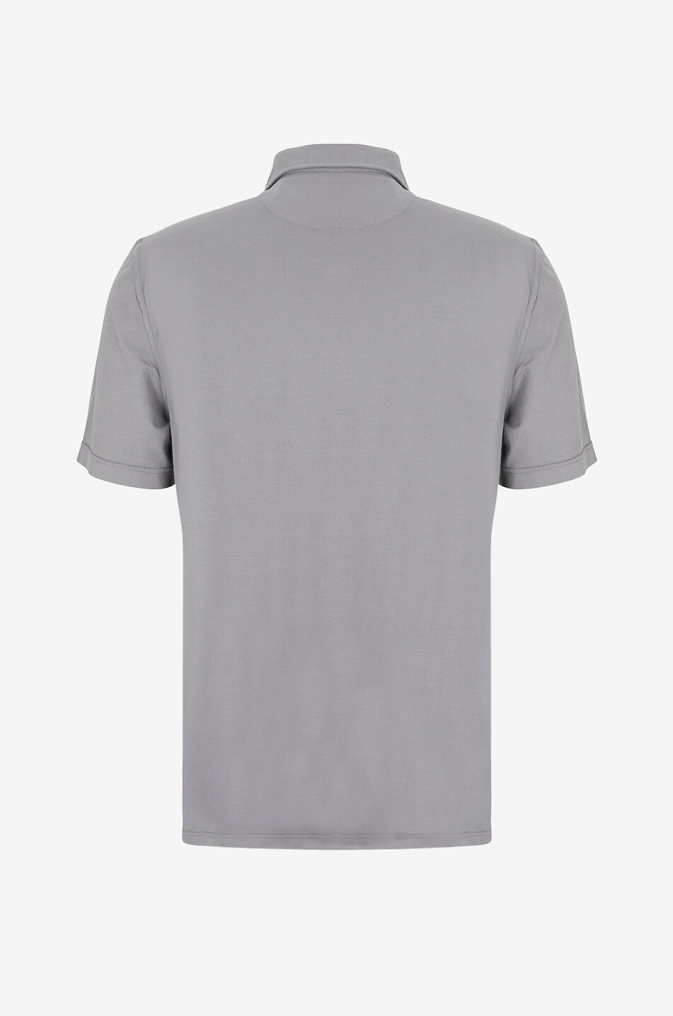 FEDELI Kurzarm-Polohemd aus Jersey Zero Herren MITTELGRAU 2