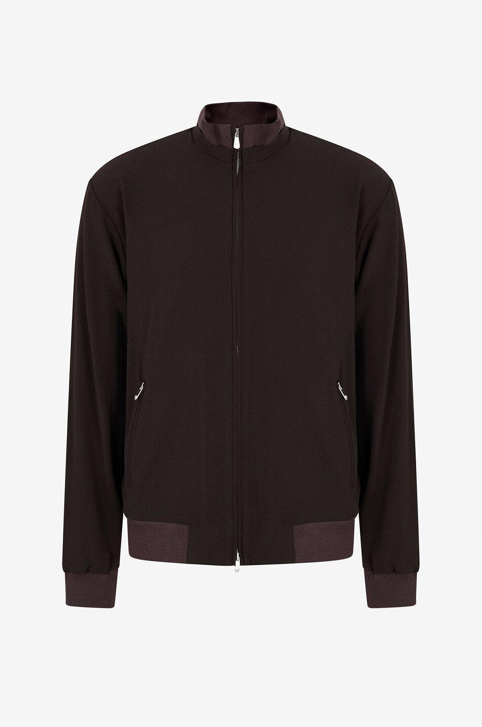 Icon virgin wool stand-collar short jacket - MARCO PESCAROLO