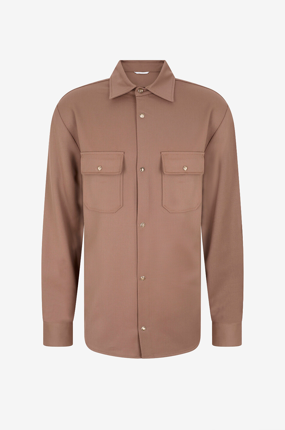 MARCO PESCAROLO Surchemise en laine vierge Next Homme MARRON 1