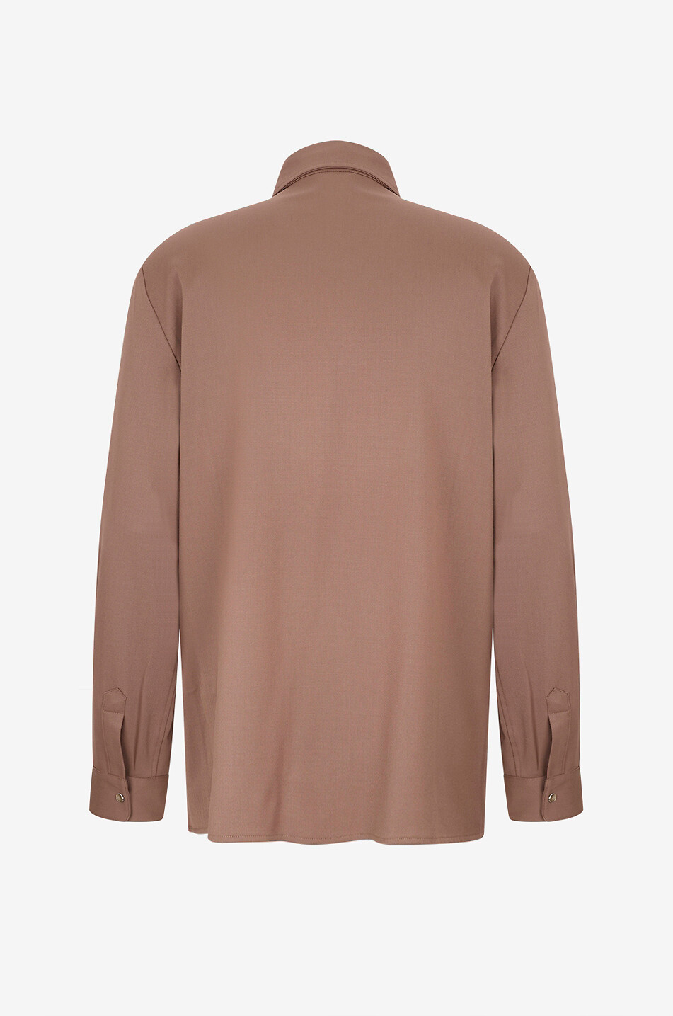 MARCO PESCAROLO Surchemise en laine vierge Next Homme MARRON 2